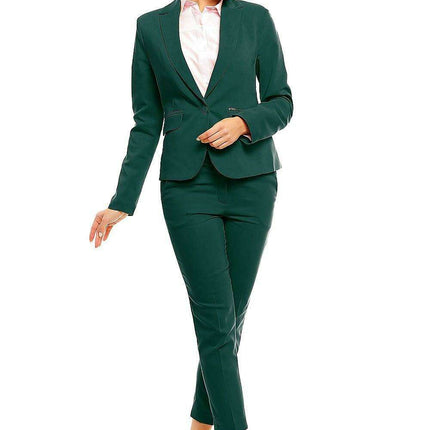 Elegant Pointed Collar Blazer