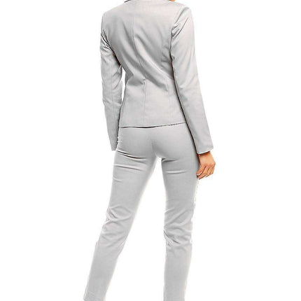 Elegant Pointed Collar Blazer - Très Elite