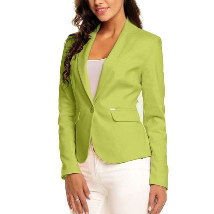 Elegant Pointed Collar Blazer - Très Elite