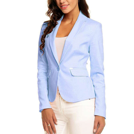 Elegant Pointed Collar Blazer - Très Elite