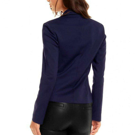 Elegant Pointed Collar Blazer - Très Elite