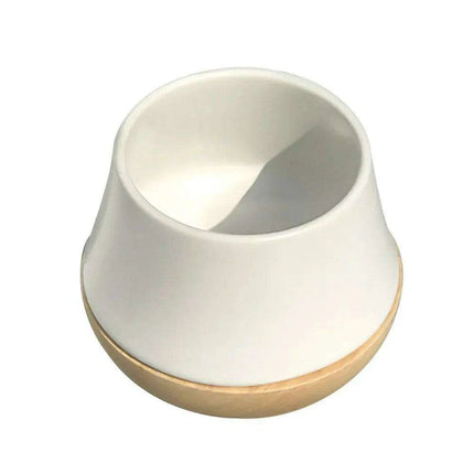 Elegant Porcelain Tea Mug Set with Chic Wooden Coasters - Perfect for Kung Fu Tea, Coffee, and Wine, Available in Single, Double, or Quad Sets - Très Elite