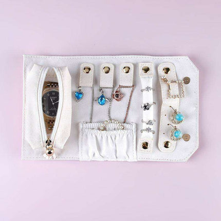 Elegant Portable Jewelry Organizer with Long Strip Design - Très Elite