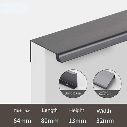 Elegant Premium Aluminum Alloy Handles for Modern Furniture Upgrade..
