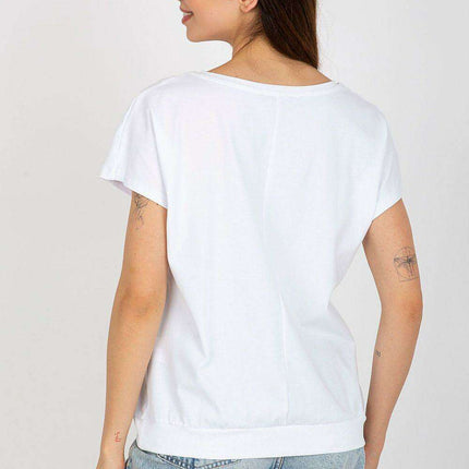 Elegant Printed Cotton Short Sleeve Blouse For Women - Très Elite
