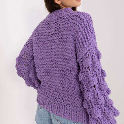 Elegant Puff-Sleeve Sweater - Très Elite