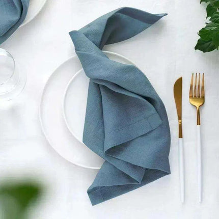 Elegant Pumpkin-Hued Linen Napkins for Upscale Dining Affairs - Très Elite