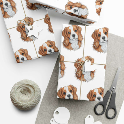 Elegant Puppy-Inspired Gift Wrap Set - Elevate Your Gifting Experience - Très Elite