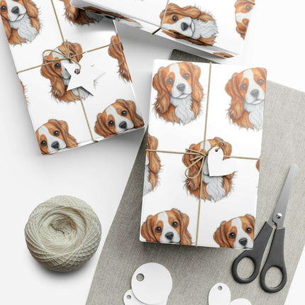 Elegant Puppy-Inspired Gift Wrap Set - Elevate Your Gifting Experience - Très Elite