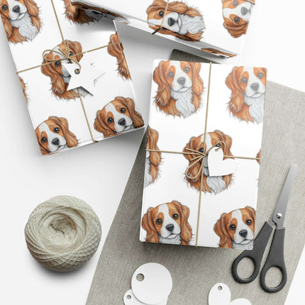 Elegant Puppy-Inspired Gift Wrap Set - Elevate Your Gifting Experience - Très Elite
