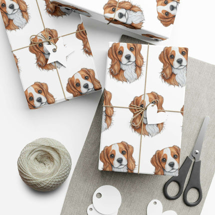 Elegant Puppy-Inspired Gift Wrap Set - Elevate Your Gifting Experience - Très Elite