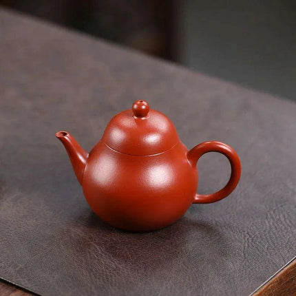 Elegant Purple Clay Teapot with Golden Accents for Refined Tea Enjoyment - Très Elite