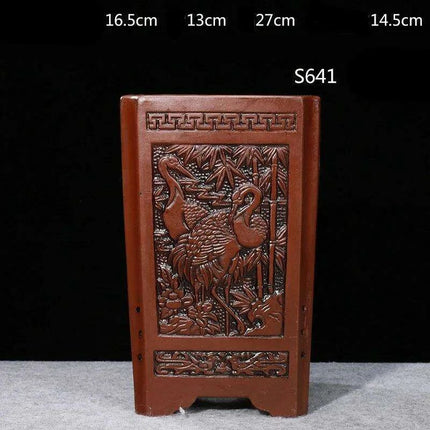 Elegant Purple Sand Bonsai Pot Set for Clivia Plants- Très Elite- Très Elite