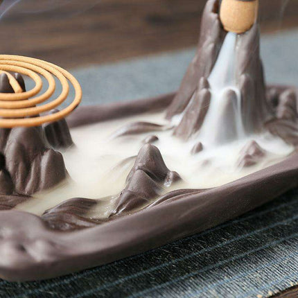 Elegant Purple Sand Incense Holder: Tradition Meets Contemporary Design