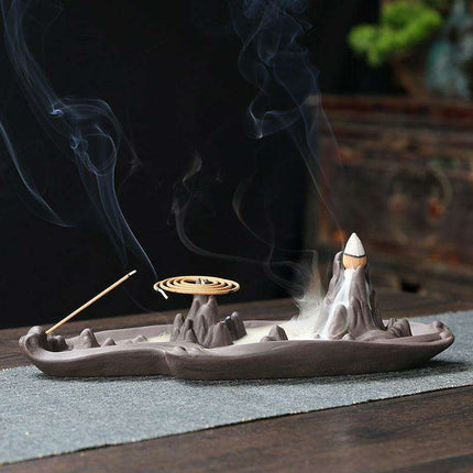 Elegant Purple Sand Incense Holder: Tradition Meets Contemporary Design