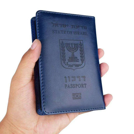Elegant RFID-Blocking Passport Holder - Stylish Faux Leather Travel Wallet for All Travelers - Très Elite
