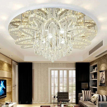 Elegant RGB Dimmable Crystal Ceiling Light for Modern Homes- Très Elite- Très Elite