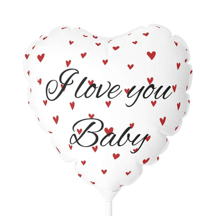 Elegant Red Matte Heart Balloon Ensemble - Premium Round & Heart-Shaped Collection - Très Elite