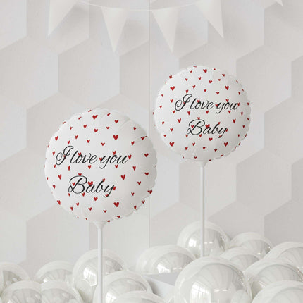 Elegant Red Matte Heart Balloon Ensemble - Premium Round & Heart-Shaped Collection - Très Elite