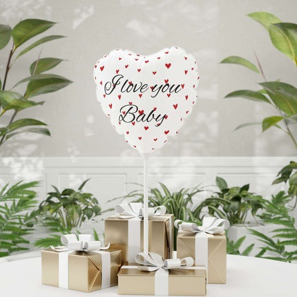 Elegant Red Matte Heart Balloon Ensemble - Premium Round & Heart-Shaped Collection - Très Elite