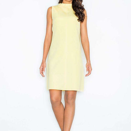 Elegant Retro Daydress with Sophisticated High Neck - Très Elite