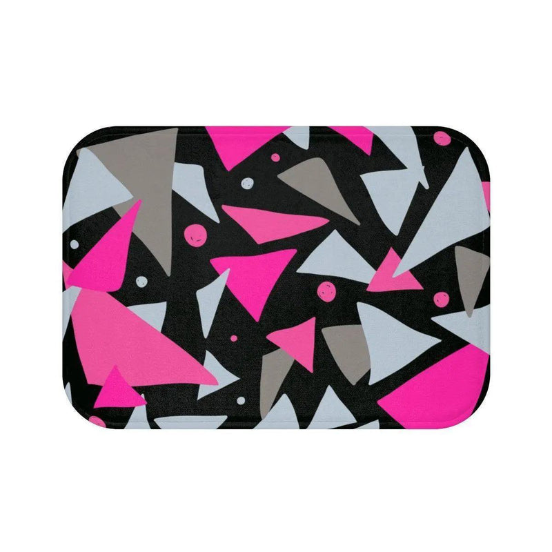 Elegant Retro Geometric Memory Foam Bath Mat - Très Elite