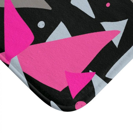 Elegant Retro Geometric Memory Foam Bath Mat- Très Elite- Très Elite