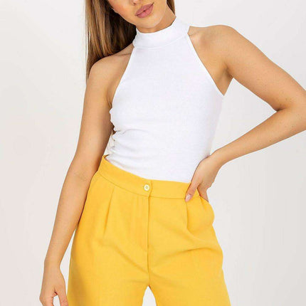 Elegant Ribbed Half Turtleneck Top Parisian Style Essentials - Très Elite