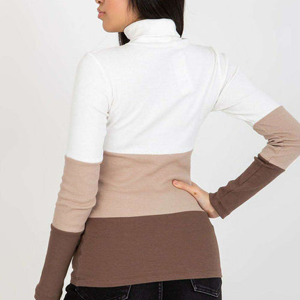 Elegant Ribbed Turtleneck Knit Pullover Inspired by Paris - Très Elite