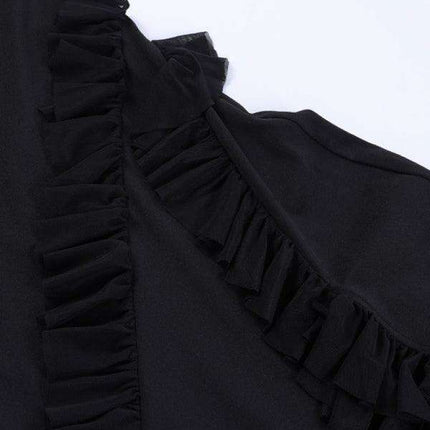 Elegant Ribbon-Embellished Sling Dress - Très Elite