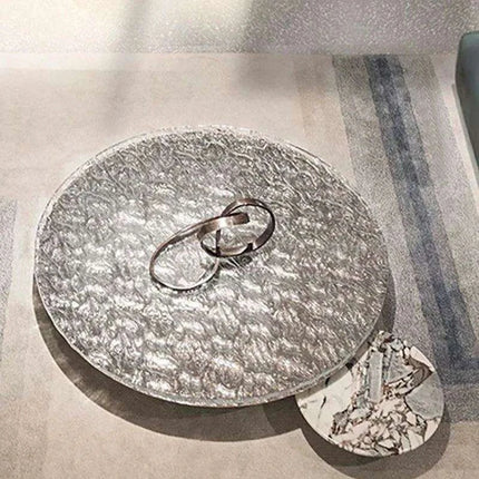 Elegant Round Marble Corner Coffee Table - Chic Nesting Design for Any Space- Très Elite- Très Elite