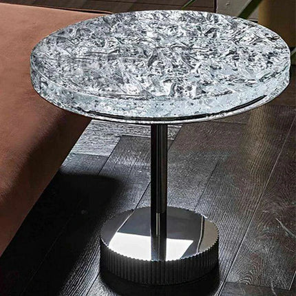 Elegant Round Marble Corner Coffee Table - Chic Nesting Design for Any Space- Très Elite- Très Elite