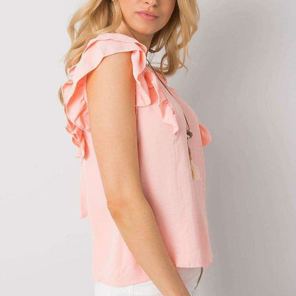 Elegant Ruffle Detail Top - Très Elite