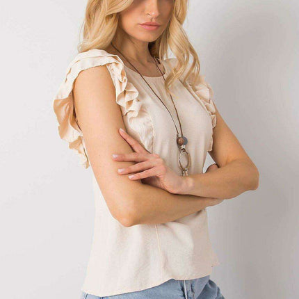 Elegant Ruffle Detail Top - Très Elite