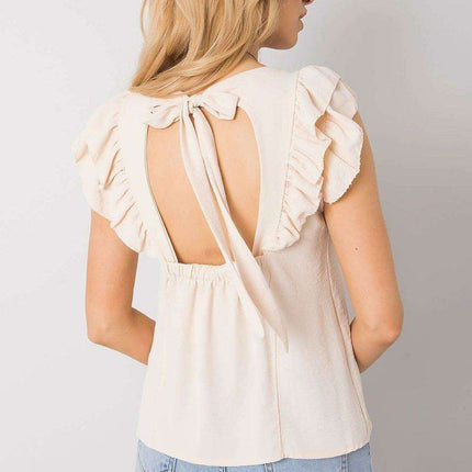Elegant Ruffle Detail Top - Très Elite