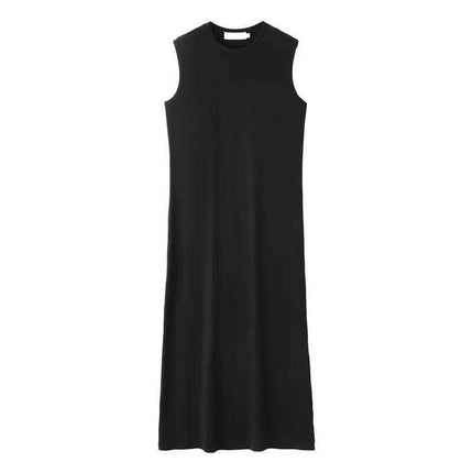 Elegant Ruffle Maxi Dress & Lettuce Edge Cardigan Set for Women