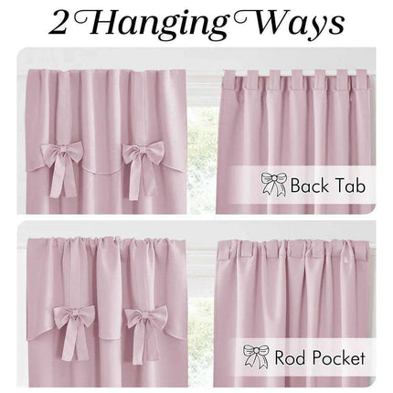 Elegant Ruffled Faux Silk Satin Blackout Curtains - Timeless Luxury - Très Elite