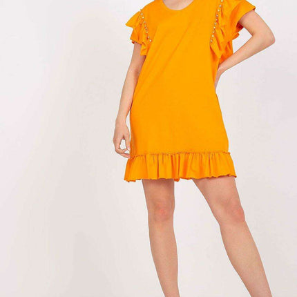 Elegant Ruffled Midi Dress - Très Elite