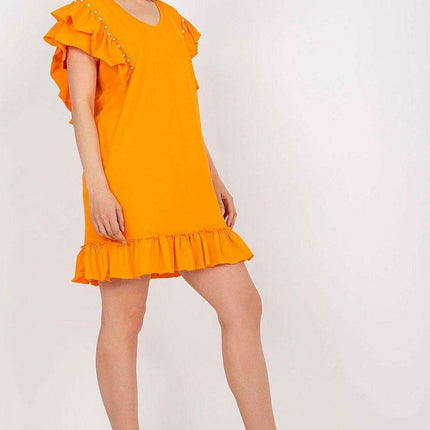 Elegant Ruffled Midi Dress - Très Elite