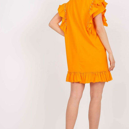 Elegant Ruffled Midi Dress - Très Elite