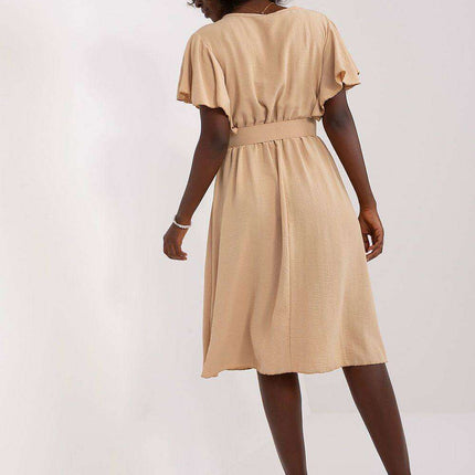 Elegant Ruffled Summer Dress For Casual And Evening Wear - Très Elite