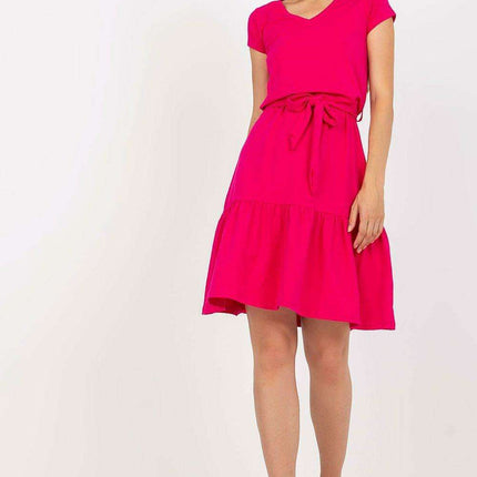 Elegant Ruffled V Neck Summer Dress From Paris Chic - Très Elite