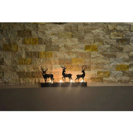 Elegant Rustic Deer Candle Holder for Serene Atmosphere - Très Elite