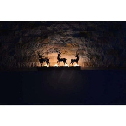 Elegant Rustic Deer Candle Holder for Serene Atmosphere - Très Elite