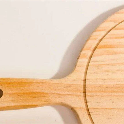 Elegant Rustic Pizza Serving Board and Premium Stone Baking Tray Combo - Must-Have Kitchen Essential - Très Elite