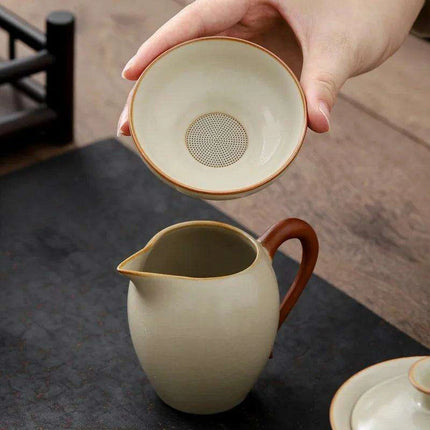 Elegant Ruyao Kung Fu Tea Set for a Refined Brewing Journey - Très Elite