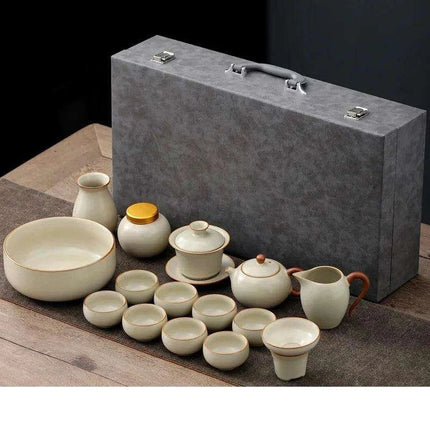 Elegant Ruyao Kung Fu Tea Set for a Refined Brewing Journey - Très Elite