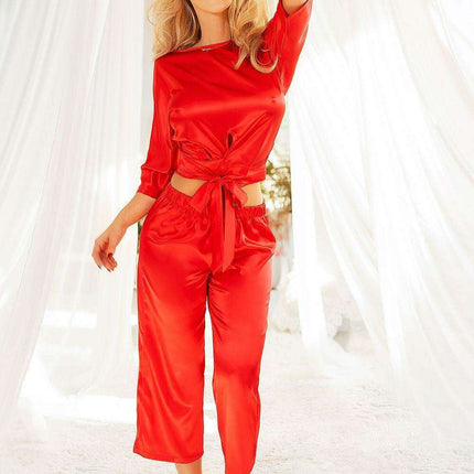 Elegant Satin Ensemble: Patong Charm Set - Très Elite
