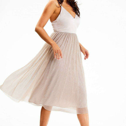 Elegant Satin Strapless Cocktail Dress - Très Elite