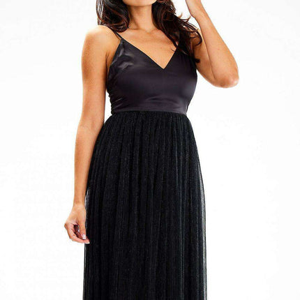 Elegant Satin Strapless Cocktail Dress - Très Elite